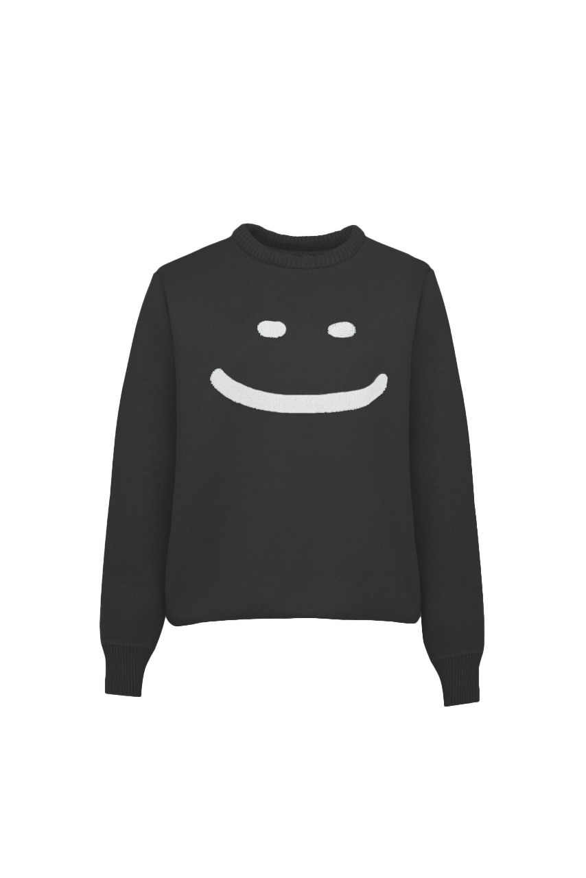 HappySweater - Tejido - Negro