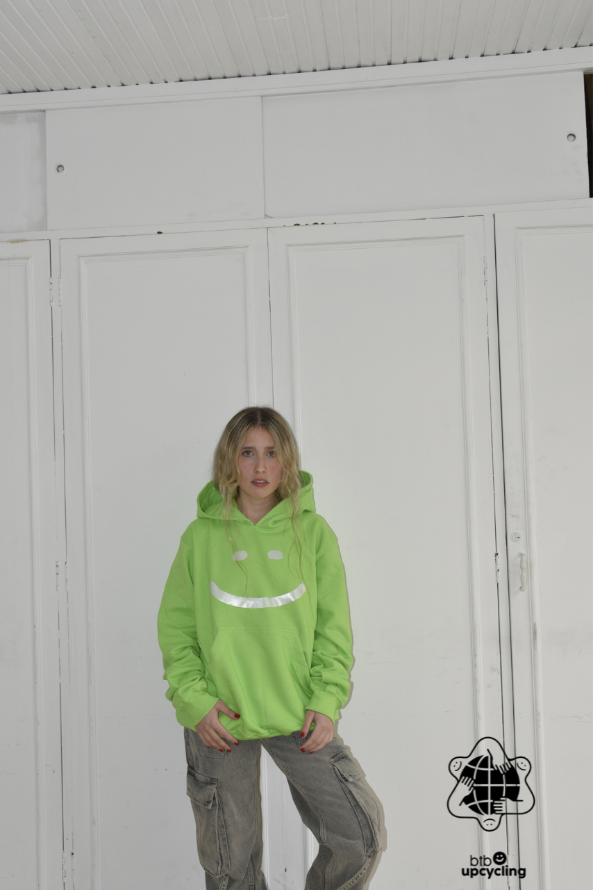 HH -Upcycling - Green Hoodie
