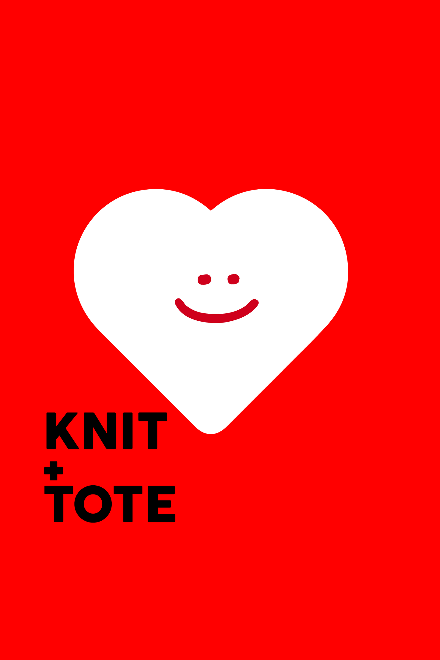 happy red kit 2 ( Happy Happy Knitwear  Rojo + Red Tote )